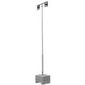 Steel mast | pole height: 4.00 m | galvanized